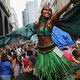 A reveler dressed in indigenous garb dances during the unofficial opening of Rio de Janeiro’s 2016 Carnival, which officially begins Feb. 5.
Mario Tama/Getty Images
